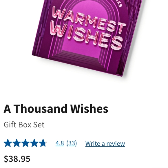 Bath & Body Works: A Thousand Wishes Gift Box Set - Picture 3 of 5